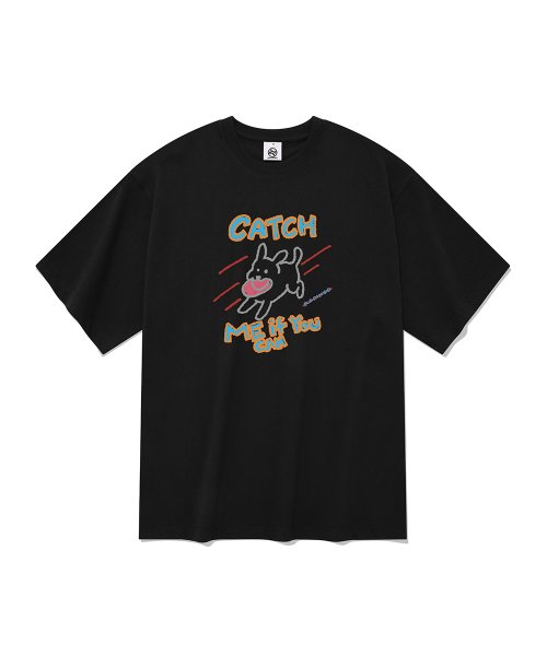 RADINEO(ラディネオ)の「キャッチ半袖Tシャツブラック(Tシャツ/カットソー・メンズ・その他・SMALL/MEDIUM/LARGE/X-LARGE)」の1枚目の写真