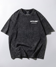 Leyline | 【Leyline】Stone wash kids tee / 親子リンク 親子お揃い ヴィンテージライク ウォッシュ加工 オーバーサイズ ワンポイントロゴTシャツ(Tシャツ/カットソー)