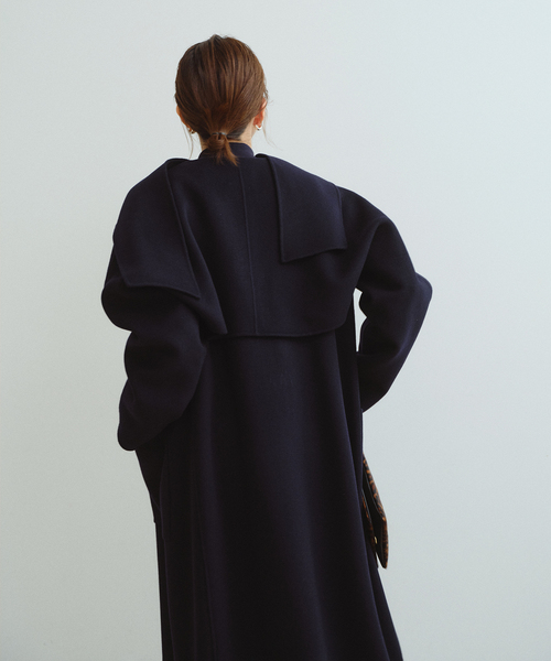 VERMEIL par iena（ヴェルメイユパーイエナ）の「Multi-Way ウールリバーコート（その他アウター・レディース・ベージュ/ネイビー・36/38）」の8枚目の写真