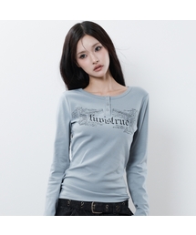 RL DOUBLE GUN LONG SLEEVE(GRAY)