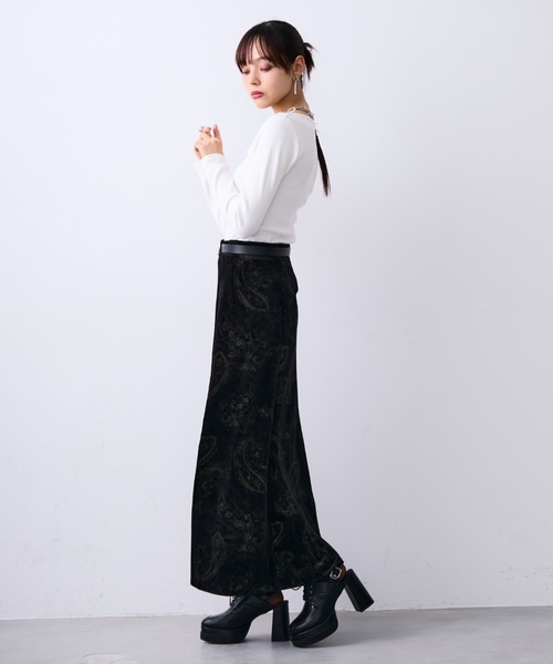 MONOe(モノエ)の「ベルト付きアシメリブトップス(Tシャツ/カットソー・レディース・ホワイト・FREE)」の20枚目の写真