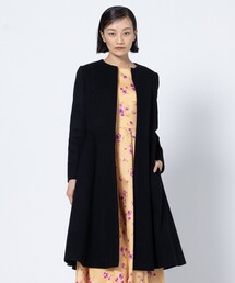 TOCCA｜トッカのノーカラーコート（ブラック/黒色系）通販 - ZOZOTOWN