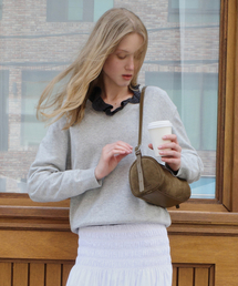 TWO-WAY SHOULDER MINI BAG_KHAKI