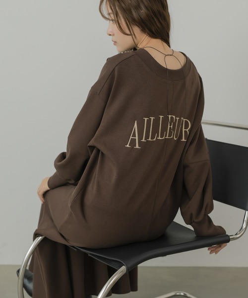 Bab(バブ)の「上品見え美シルエットマーメイドカットワンピース(ワンピース・レディース・ブラウン/ブラック/杢グレー・M)」の4枚目の写真