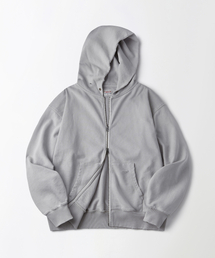 VINTAGE WASHING HOOD ZIP SWEAT_VINTAGE GRAY