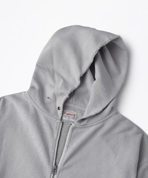 OUTSTANDING(アウトスタンディング)の「VINTAGE WASHING HOOD ZIP SWEAT_VINTAGE GRAY(パーカー・メンズ・その他・MEDIUM/LARGE/X-LARGE)」の3枚目の写真