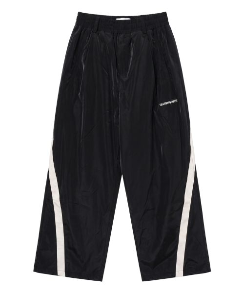 NIGHTWORKDEPT(ナイトワークデプト)の「MIDNIGHT RACING TRACK PANTS_BLACK(スウェットパンツ・レディース・その他・SMALL/MEDIUM)」の2枚目の写真