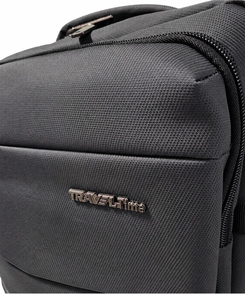 Travel Time(トラベルタイム)の「【TRAVEL TIME 】PC収納・USBポート付き・大容量 3WAYスクエアビジネスバッグ ビジネスリュック 通勤・出張 ユニセックス A4対応 キャリーオン対応(ビジネスバッグ・レディース・グレー/ネイビー・FREE)」の9枚目の写真