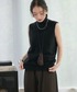 LAULEN（ローレン）の「yak wool high neck knit tops /ヤクウールハイネックニットトップス（ベスト・FREE）」