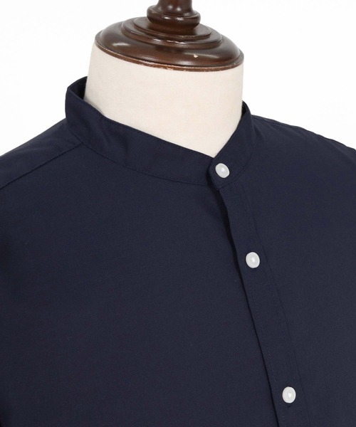 Maison code 13(メゾンコードサーティーン)の「ms6618- Band Collar Long Sleeve Shirt バンドカラーシャツ(M26W-28)(シャツ/ブラウス・メンズ・ネイビー/ホワイト/グレー・S/M/L/XL)」の20枚目の写真