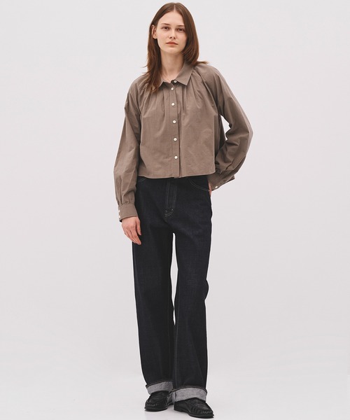 PUBLIC TOKYO(パブリックトウキョウ)の「【26年秋の新作】PUBLICDENIM LIGHT STRAIGHT/セルビッチストレートデニム(デニムパンツ・レディース・ダークインディゴブルー・1/2/3)」の12枚目の写真