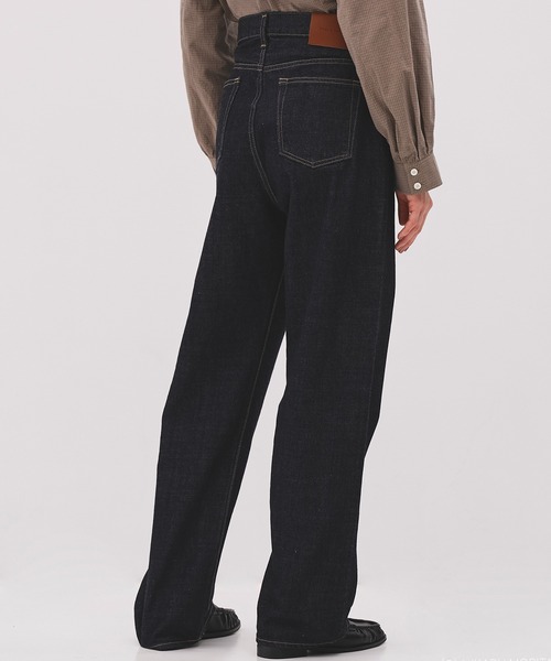 PUBLIC TOKYO(パブリックトウキョウ)の「【26年秋の新作】PUBLICDENIM LIGHT STRAIGHT/セルビッチストレートデニム(デニムパンツ・レディース・ダークインディゴブルー・1/2/3)」の7枚目の写真