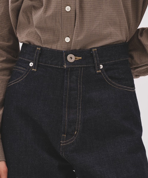 PUBLIC TOKYO(パブリックトウキョウ)の「【26年秋の新作】PUBLICDENIM LIGHT STRAIGHT/セルビッチストレートデニム(デニムパンツ・レディース・ダークインディゴブルー・1/2/3)」の13枚目の写真