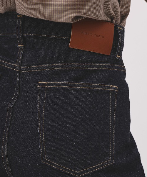 PUBLIC TOKYO(パブリックトウキョウ)の「【26年秋の新作】PUBLICDENIM LIGHT STRAIGHT/セルビッチストレートデニム(デニムパンツ・レディース・ダークインディゴブルー・1/2/3)」の16枚目の写真