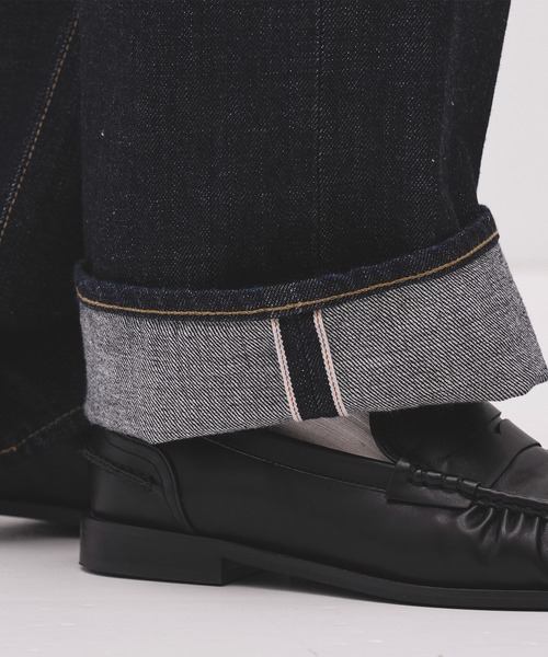 PUBLIC TOKYO(パブリックトウキョウ)の「【26年秋の新作】PUBLICDENIM LIGHT STRAIGHT/セルビッチストレートデニム(デニムパンツ・レディース・ダークインディゴブルー・1/2/3)」の17枚目の写真