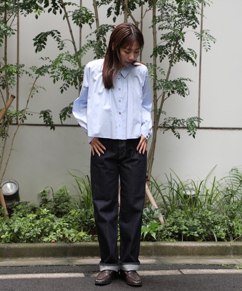 PUBLIC TOKYO(パブリックトウキョウ)の「【26年秋の新作】PUBLICDENIM LIGHT STRAIGHT/セルビッチストレートデニム(デニムパンツ・レディース・ダークインディゴブルー・1/2/3)」の20枚目の写真