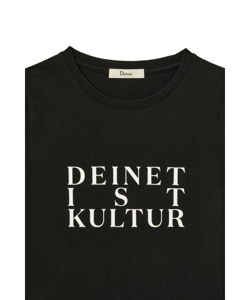 DEINET(ダイニット)の「BI GRAPHIC SLIMSIZED T-SHIRT IN BLACK(Tシャツ/カットソー・レディース・その他・FREE)」の4枚目の写真