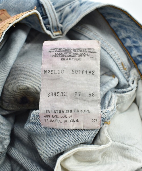 Levi's(リーバイス)の「【USED】90's Levi's 501 デニムパンツ(デニムパンツ・メンズ・ブルー・X-SMALL)」の4枚目の写真