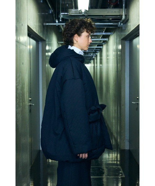 nagonstans(ナゴンスタンス)の「volume blouson(その他アウター・レディース・ダークネイビー/チャコールグレー・MEDIUM/SMALL)」の4枚目の写真