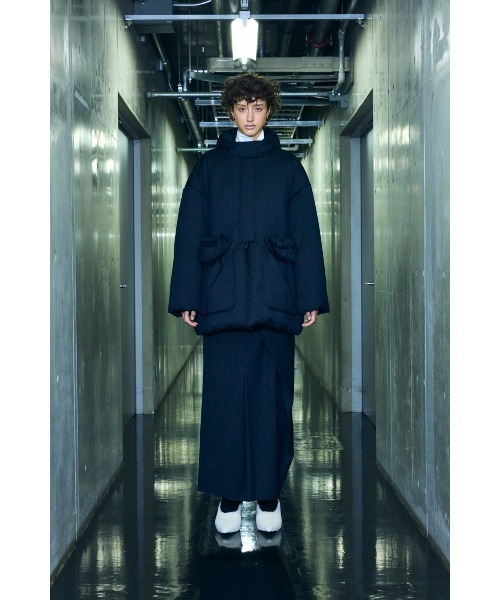 nagonstans(ナゴンスタンス)の「volume blouson(その他アウター・レディース・ダークネイビー/チャコールグレー・MEDIUM/SMALL)」の6枚目の写真