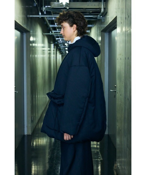 nagonstans(ナゴンスタンス)の「volume blouson(その他アウター・レディース・ダークネイビー/チャコールグレー・MEDIUM/SMALL)」の3枚目の写真