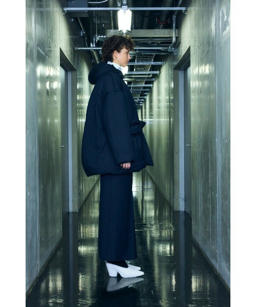 nagonstans(ナゴンスタンス)の「volume blouson(その他アウター・レディース・ダークネイビー/チャコールグレー・MEDIUM/SMALL)」の7枚目の写真