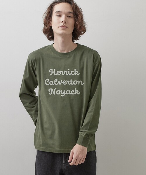 Dessin（デッサン）の「オーガニックロゴTシャツ（Tシャツ/カットソー・メンズ・ネイビー/グレー/ホワイト系/カーキ系6・02/03）」の3枚目の写真