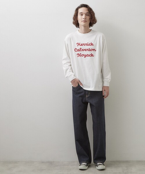Dessin（デッサン）の「オーガニックロゴTシャツ（Tシャツ/カットソー・メンズ・ネイビー/グレー/ホワイト系/カーキ系6・02/03）」の22枚目の写真