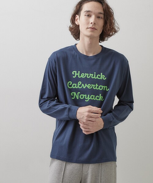 Dessin（デッサン）の「オーガニックロゴTシャツ（Tシャツ/カットソー・メンズ・ネイビー/グレー/ホワイト系/カーキ系6・02/03）」の20枚目の写真