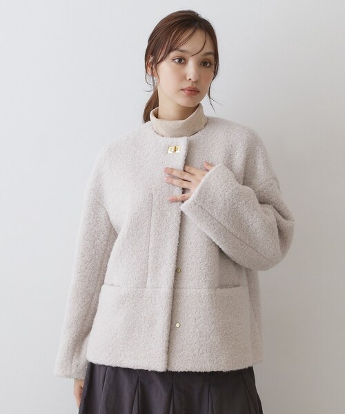 ドレステリア　ノーカラーリラックスジャケット DRESSTERIOR｜ドレステリアのノーカラージャケット通販 - ZOZOTOWN