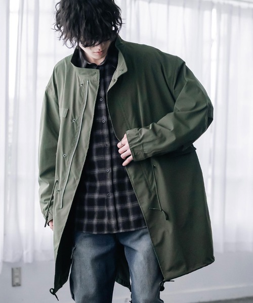 Rocky Monroe(ロッキーモンロー)の「3WAY M-65 オーバーサイズモッズコート&中綿入りキルティングライナー(モッズコート・メンズ・ベージュ/ブラック/ブラウン/カーキ・S/M/L/XL)」の4枚目の写真