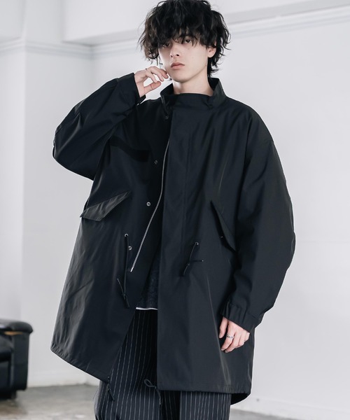 Rocky Monroe(ロッキーモンロー)の「3WAY M-65 オーバーサイズモッズコート&中綿入りキルティングライナー(モッズコート・メンズ・ベージュ/ブラック/ブラウン/カーキ・S/M/L/XL)」の1枚目の写真