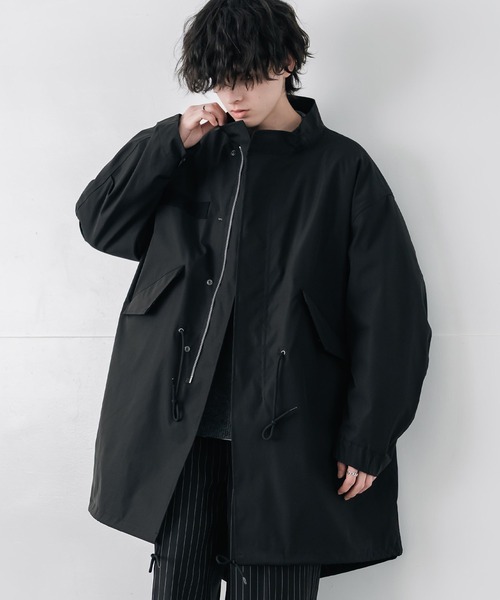 Rocky Monroe(ロッキーモンロー)の「3WAY M-65 オーバーサイズモッズコート&中綿入りキルティングライナー(モッズコート・メンズ・ベージュ/ブラック/ブラウン/カーキ・S/M/L/XL)」の5枚目の写真