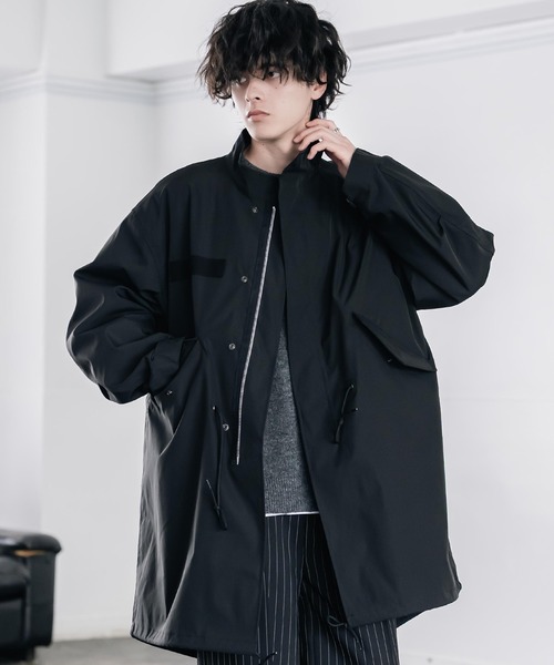 Rocky Monroe(ロッキーモンロー)の「3WAY M-65 オーバーサイズモッズコート&中綿入りキルティングライナー(モッズコート・メンズ・ベージュ/ブラック/ブラウン/カーキ・S/M/L/XL)」の6枚目の写真
