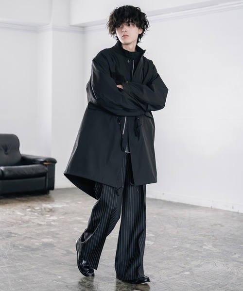 Rocky Monroe(ロッキーモンロー)の「3WAY M-65 オーバーサイズモッズコート&中綿入りキルティングライナー(モッズコート・メンズ・ベージュ/ブラック/ブラウン/カーキ・S/M/L/XL)」の8枚目の写真