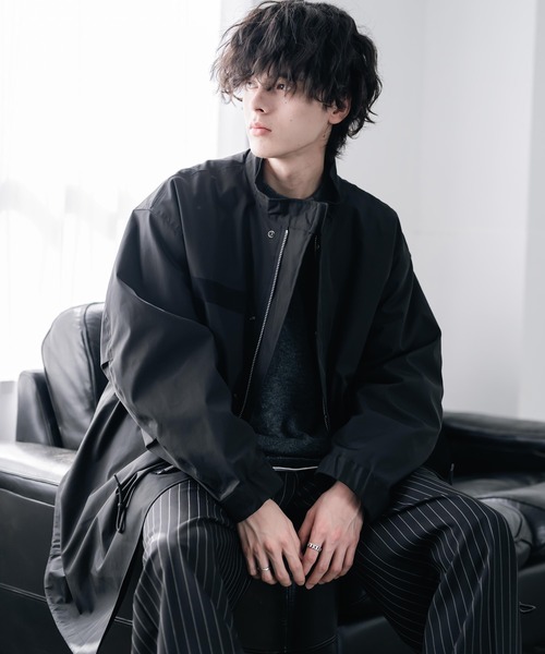 Rocky Monroe(ロッキーモンロー)の「3WAY M-65 オーバーサイズモッズコート&中綿入りキルティングライナー(モッズコート・メンズ・ベージュ/ブラック/ブラウン/カーキ・S/M/L/XL)」の10枚目の写真