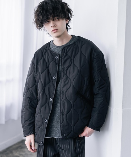 Rocky Monroe(ロッキーモンロー)の「3WAY M-65 オーバーサイズモッズコート&中綿入りキルティングライナー(モッズコート・メンズ・ベージュ/ブラック/ブラウン/カーキ・S/M/L/XL)」の11枚目の写真