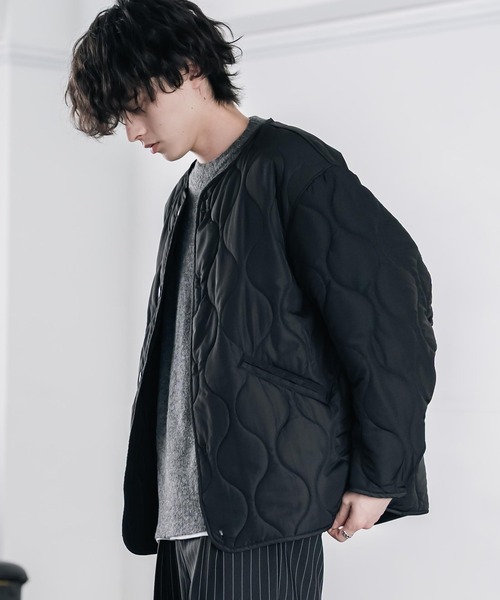 Rocky Monroe(ロッキーモンロー)の「3WAY M-65 オーバーサイズモッズコート&中綿入りキルティングライナー(モッズコート・メンズ・ベージュ/ブラック/ブラウン/カーキ・S/M/L/XL)」の12枚目の写真