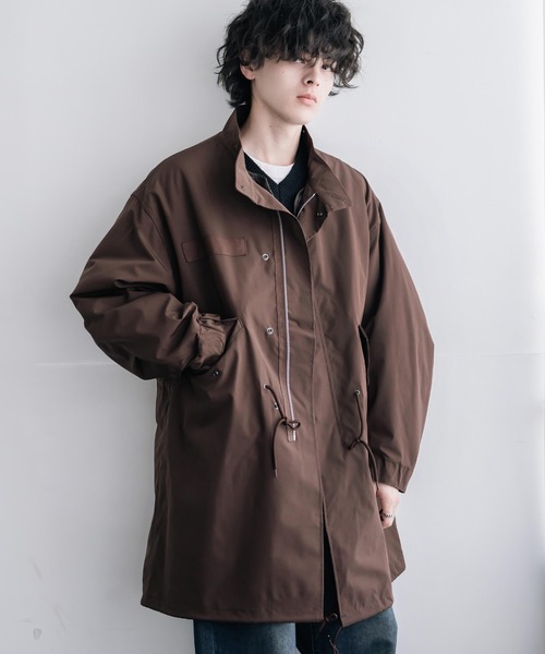 Rocky Monroe(ロッキーモンロー)の「3WAY M-65 オーバーサイズモッズコート&中綿入りキルティングライナー(モッズコート・メンズ・ベージュ/ブラック/ブラウン/カーキ・S/M/L/XL)」の16枚目の写真