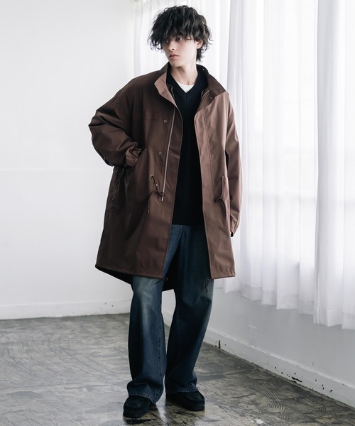 Rocky Monroe(ロッキーモンロー)の「3WAY M-65 オーバーサイズモッズコート&中綿入りキルティングライナー(モッズコート・メンズ・ベージュ/ブラック/ブラウン/カーキ・S/M/L/XL)」の17枚目の写真