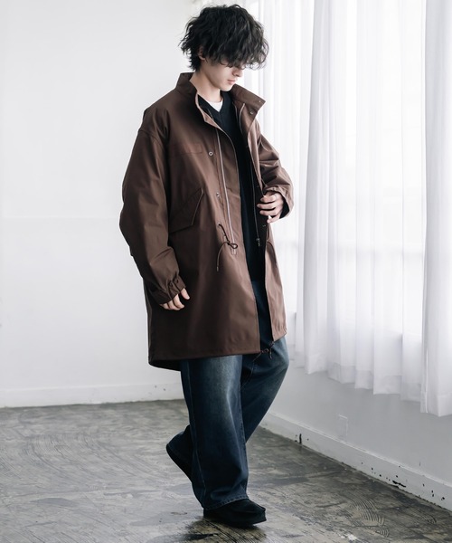 Rocky Monroe(ロッキーモンロー)の「3WAY M-65 オーバーサイズモッズコート&中綿入りキルティングライナー(モッズコート・メンズ・ベージュ/ブラック/ブラウン/カーキ・S/M/L/XL)」の18枚目の写真