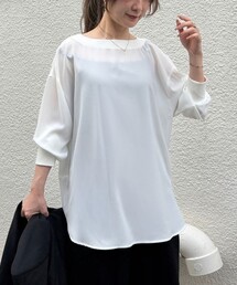 Rouge vif（ルージュヴィフ）の「【手洗い可能】ジョーゼットプルオーバー（シャツ/ブラウス）」