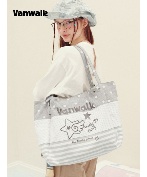 VANWALK（バンウォーク）の「クロッグサンダル トートバッグ [ストッキング シルバー]（ショルダーバッグ・レディース・シルバー・FREE）」の5枚目の写真