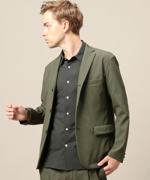 BEAUTY&YOUTH UNITED ARROWS（ビューティーアンドユースユナイテッドアローズ）の「BY ドライ コードレーン 3ボタン ジャケット ◆（テーラードジャケット・メンズ・ブラック/オリーブ/ネイビー・MEDIUM/X-LARGE/LARGE/SMALL）」の15枚目の写真