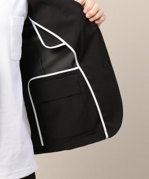 BEAUTY&YOUTH UNITED ARROWS（ビューティーアンドユースユナイテッドアローズ）の「BY ドライ コードレーン 3ボタン ジャケット ◆（テーラードジャケット・メンズ・ブラック/オリーブ/ネイビー・MEDIUM/X-LARGE/LARGE/SMALL）」の5枚目の写真