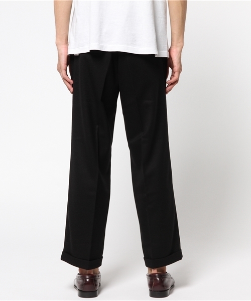 LOVELESS（ラブレス）の「【LOVELESS】MENS ウールカルゼワイドパンツ（スラックス・メンズ・ブラック・79/82/73/76）」の3枚目の写真