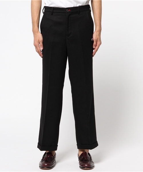 LOVELESS（ラブレス）の「【LOVELESS】MENS ウールカルゼワイドパンツ（スラックス・メンズ・ブラック・79/82/73/76）」の4枚目の写真