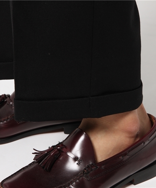 LOVELESS（ラブレス）の「【LOVELESS】MENS ウールカルゼワイドパンツ（スラックス・メンズ・ブラック・79/82/73/76）」の8枚目の写真