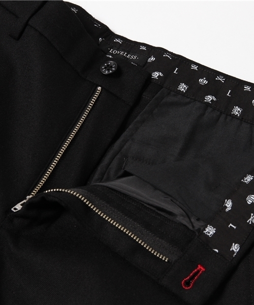 LOVELESS（ラブレス）の「【LOVELESS】MENS ウールカルゼワイドパンツ（スラックス・メンズ・ブラック・79/82/73/76）」の9枚目の写真