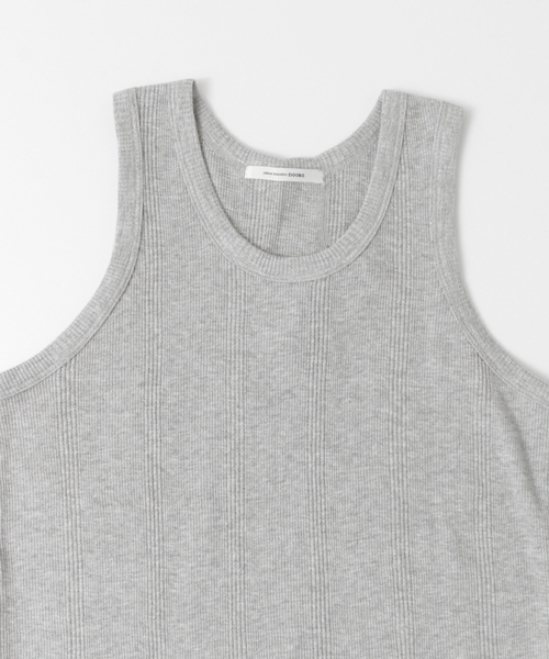 URBAN RESEARCH DOORS MENS（アーバンリサーチ ドアーズ メンズ）の「DOORS 針ヌキワッフルT/T（タンクトップ・メンズ・ホワイト/ネイビー/グレー・38/40）」の4枚目の写真